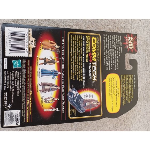 1998 NIB New Star Wars Episode I Boss Nass Talking ComTech Chip Action Figure - Picture 3 of 3